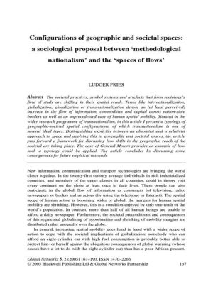  Ages of Globalization: Embracing the Flows of Time and Space? A Sociological Exploration of Interconnectedness